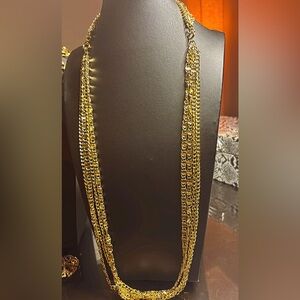 Sarah Coventry Gold Multi-Strand Necklace